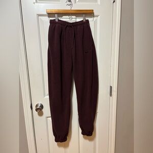 Nike Burgundy Sweatpants